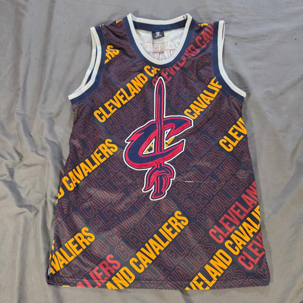 NBA Cleveland Cavaliers All Over Print Mesh Basketball Jersey Small 6908
